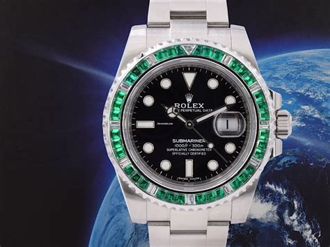 rolex submariner diamond emerald baguette price|rolex watches for sale.